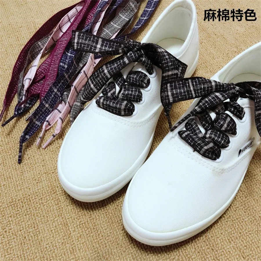 

Шнурки из хлопка и льна, 16 мм, длина 80/100/120/150 см