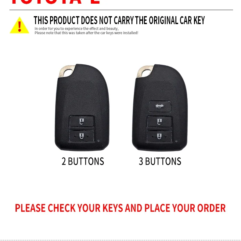 Металлический чехол для автомобильного ключа брелка Toyota Yaris Yarisl X Hiace Vios Verso Camry