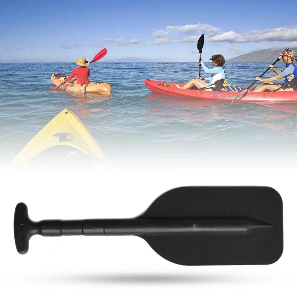 

Environmentally Friendly Fashion EVA T-handle Retractable Oar Solid Color Telescopic Paddle Easy to Carry for Ship