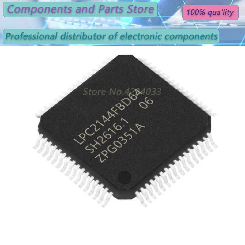 

1-10PCS LPC2144FBD64 LPC2144FBD6 LPC2144F QFP NEW100% LPC214 4FBD64
