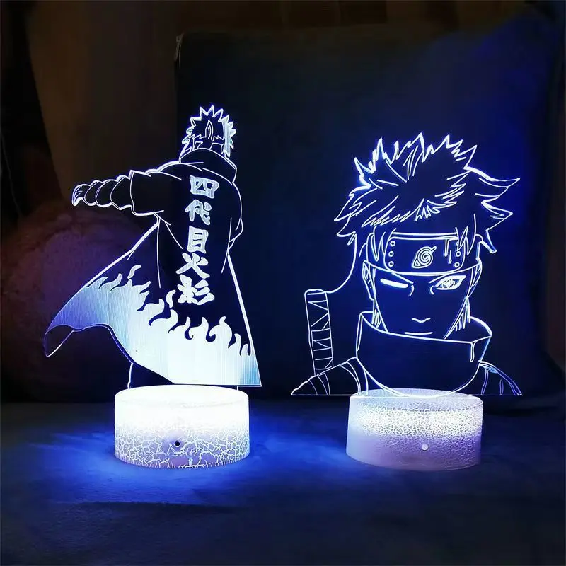 

Naruto Hand-Made Bedroom Small Night Lamp Wave Feng Shui Gate Anime Peripheral Desktop Decoration Personality Gift