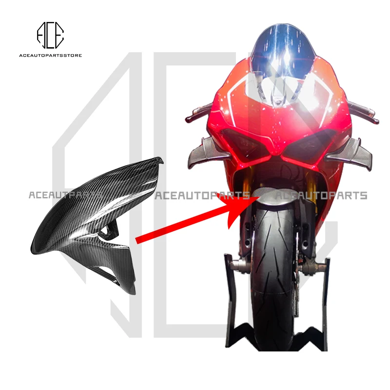 

2018 2019 2020 для Ducati Panigale V4 V4R V4S переднее крыло мотоцикла из углеродного волокна