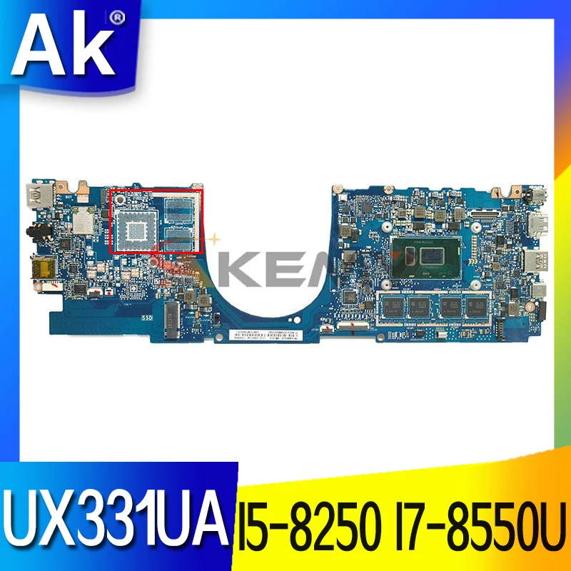 

Материнская плата UX331UA для ноутбука ASUS UX331UN, UX331UAL, UX331U, UX331 с детской строкой, 8 ГБ ОЗУ, 100% рабочий
