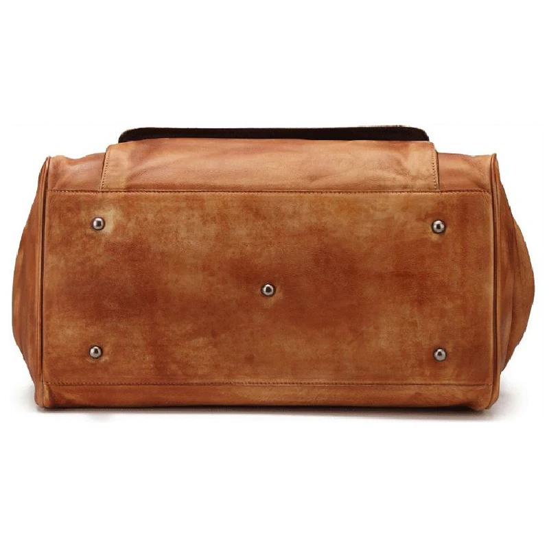 Роскошная Дорожная сумка из натуральной воловьей кожи Мужская багажная мужская