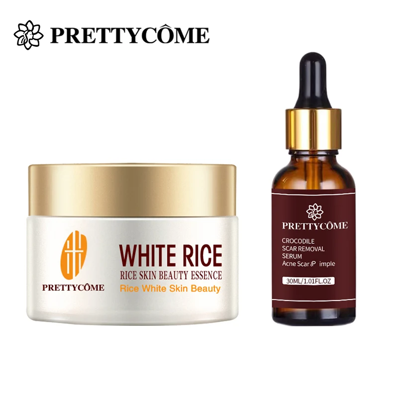 

PRETTYCOME Facial Skin Care Set Whitening Cream Retinol Face Serum White Nourishing Moisturizing Anti-Aging Firming Face Care