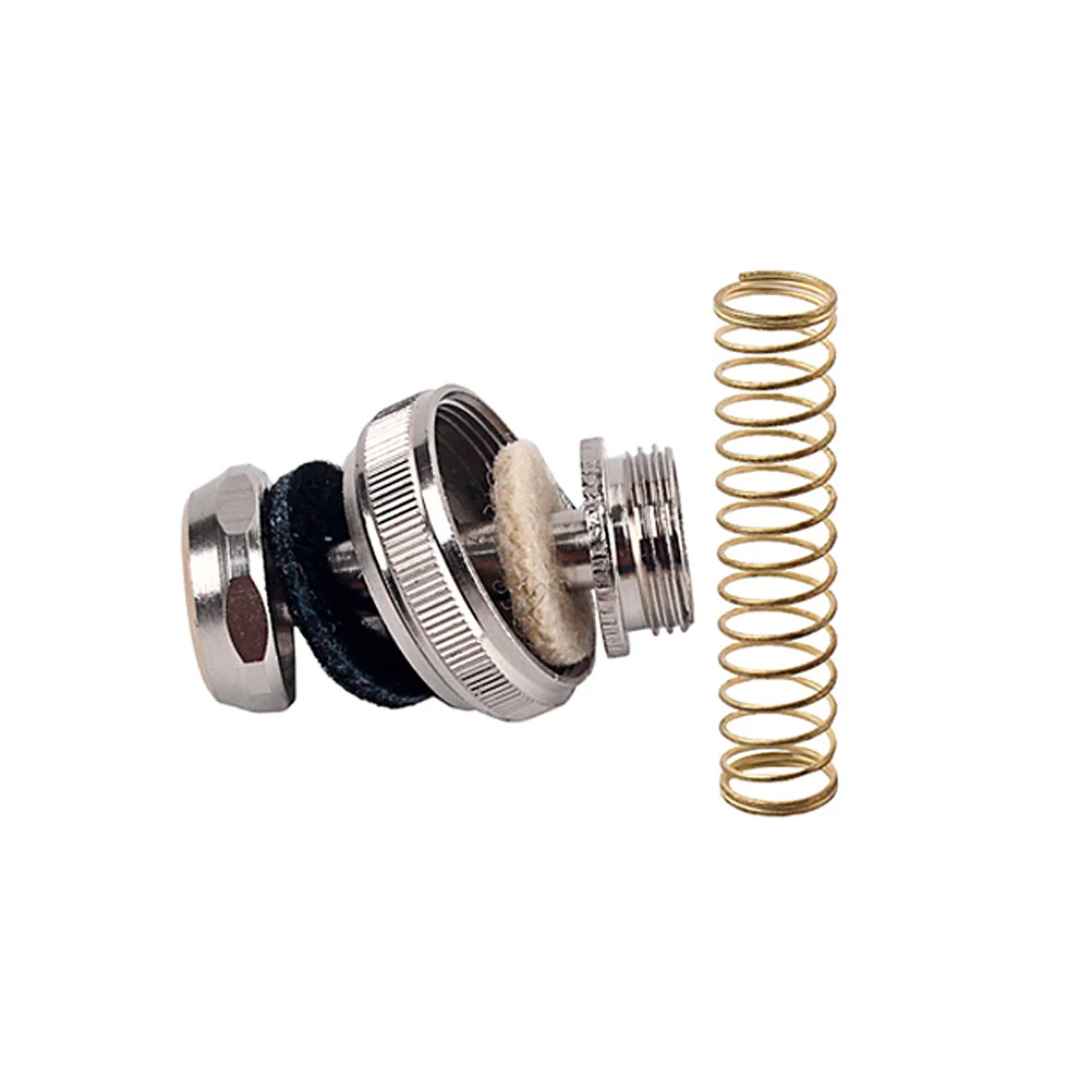 

6 Pcs/Set Bbl Speaker Trumpet Valve Buttons An Fittings Trumpet Valve Part Metal Buttons Trumpet Valve Caps Bottom Component