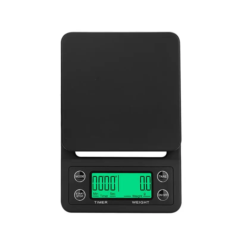 

3KG/0.1G 5KG/0.1G High Precision Mini Coffee Scale Timing Scale Electronic Coffee Scale Digital Kitchen Food Scale No Battery