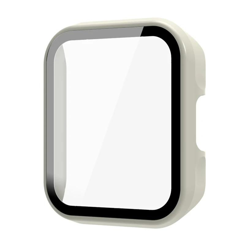 

R91A Protective Case + Screen Protector Compatible with HaylouLS02 Cover With Tempered Glass Film Smart Watch PC Hard Shell