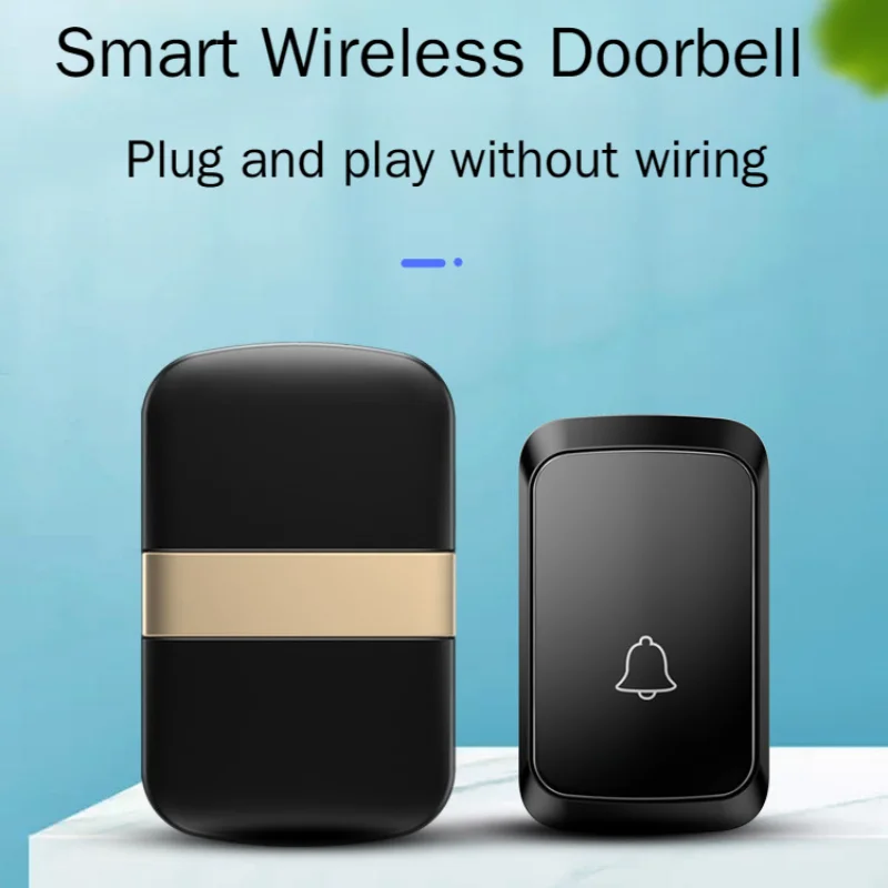 Wireless Doorbell Security For Home Outdoor Without Batteries Wireless Doorbells For Residence Home Bell External Door Call Bell