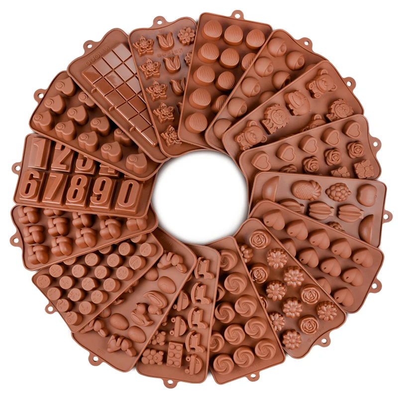 

29 Hot Chocolate Molds Reusable Silicone Molds for Confectionery Chocolates Candies Baking Forms Accessories