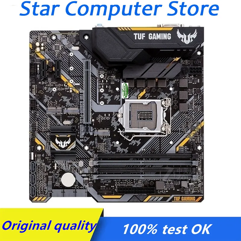 

For ASUS TUF B360M-PLUS GAMING S B360 B360M LGA 1151 Motherboard DDR4 Computer USB3.0 SATA3 M.2 SSD Desktop Mainboard Used