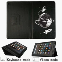 flip tablet case for fire 7201520172019hd 8201620172018hd 10201520172019 astronaut series pu leather stand cover