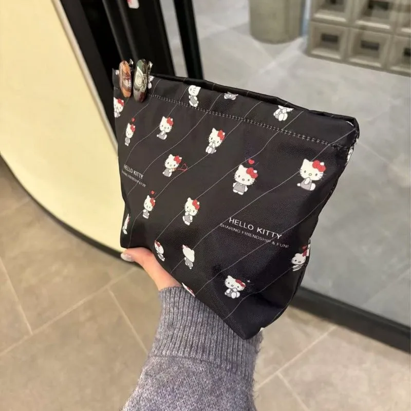 Hello Kitty Sanrios косметичка милая большая вместительная водонепроницаемая Kawaii