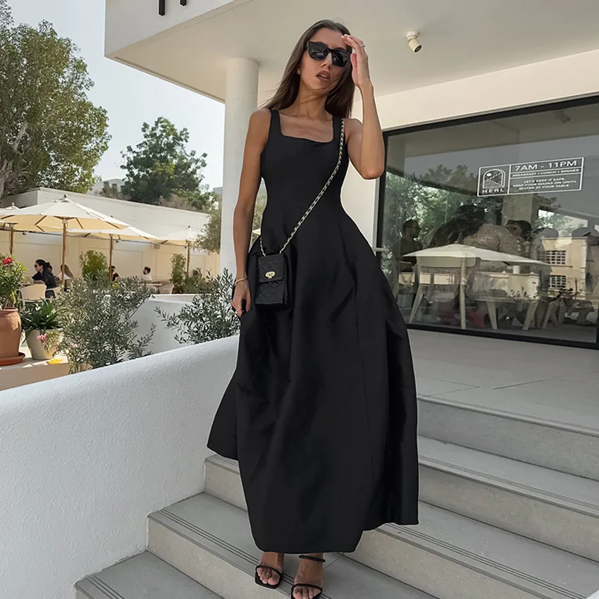 2023 New Sexy Black Dress Comfortable and Breathable Summer Fashion High-end Womens Dresses