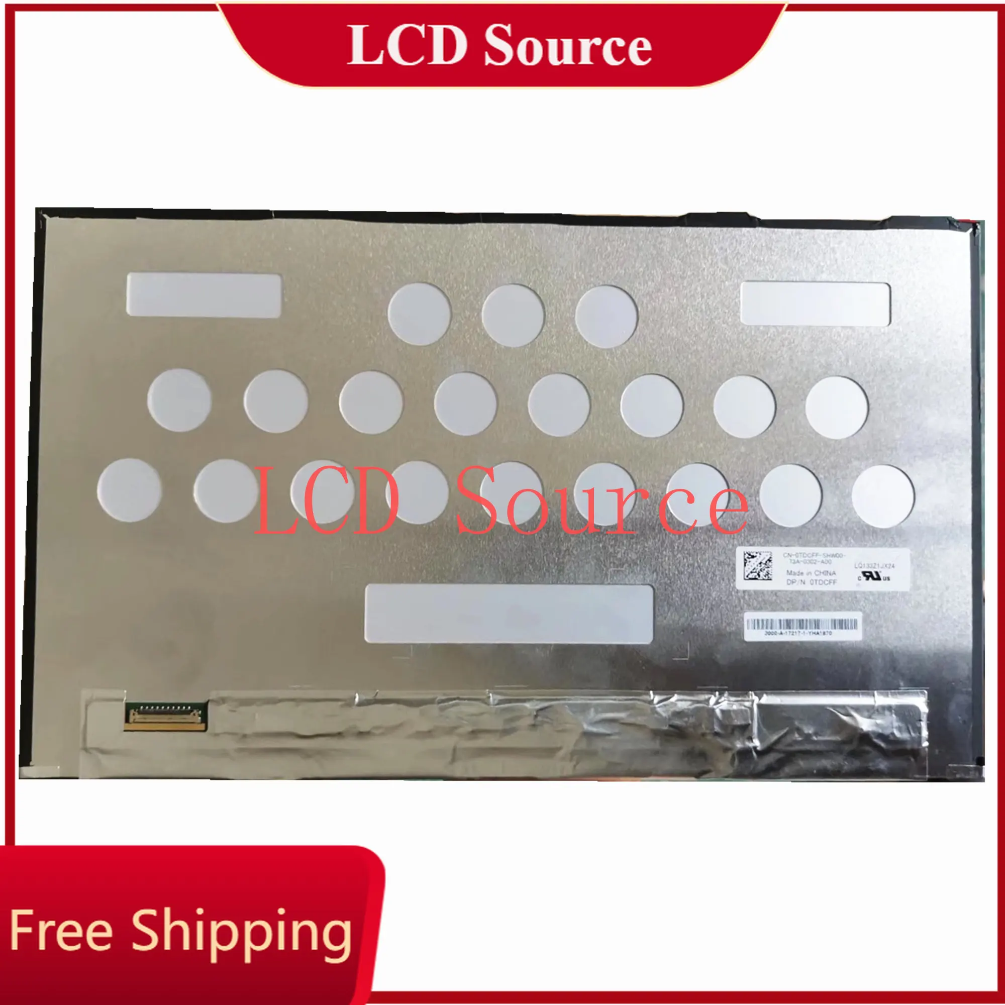 

LQ133Z1JX24 13.3" 3200X1800 for Dell XPS 13 9365 Laptop 4K DP/N 0TDCFF LED LCD Screen