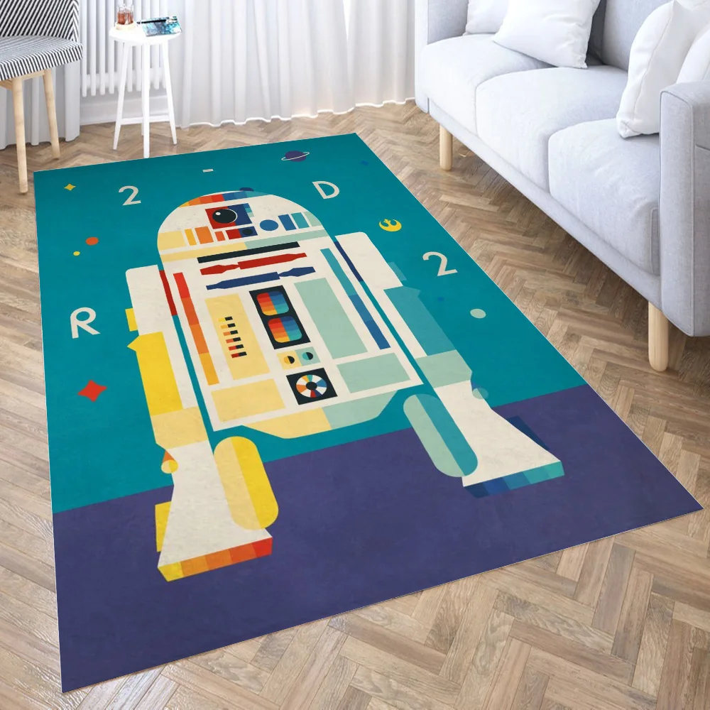 

R2D2 3D Carpet Living Room Kitchen Entrance Door Mat Anti-slip Floor Rug Bathroom Area Hallway Mats