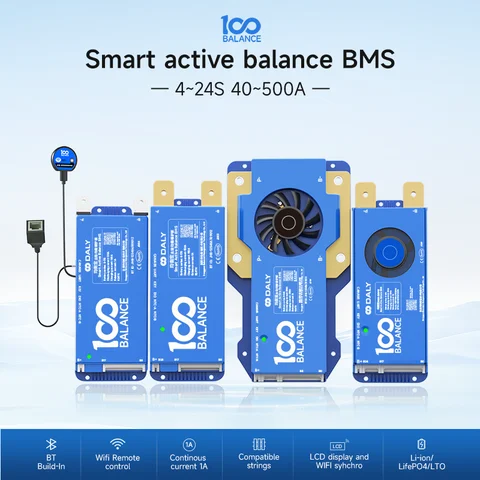 Daly 100balance BMS для литий-ионных аккумуляторов