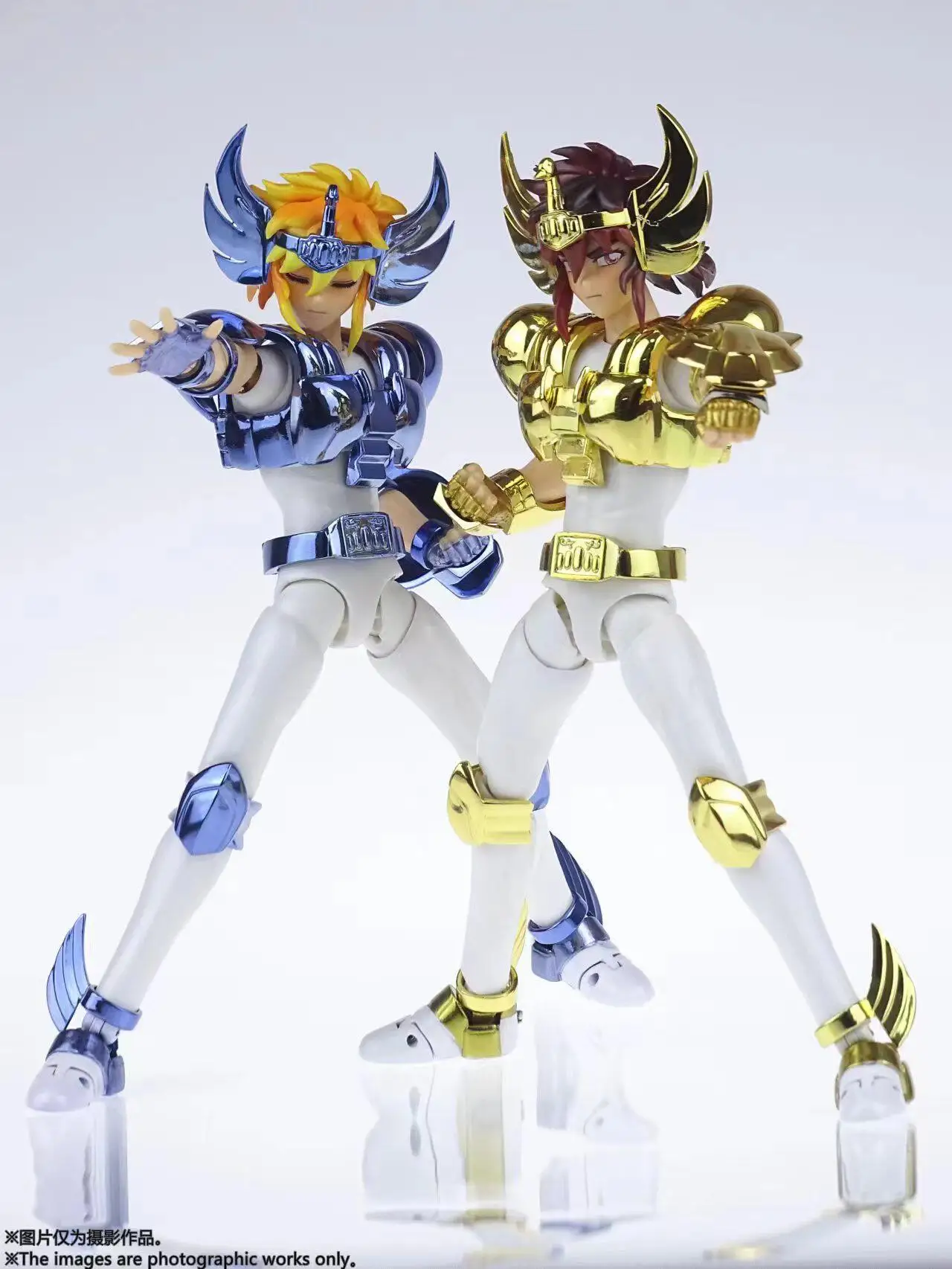 Фото Коллекционная фигурка MMD Early Cygnus Hyoga Original Comic Saint Seiya Myth Cloth EX Knights of the Zodiac из сплава, подарок №2