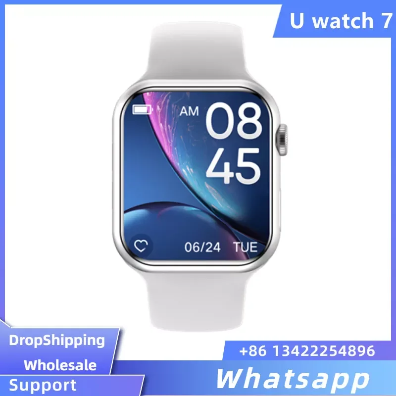 

Iwo 14 U Watch 7 Series 7 Smart Watch 2021 Heart Rate Ecg Games Bluetooth Call Smartwatch Men Women Temperature Pk W27 W37 Pro