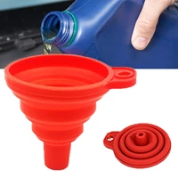 collapsible silicone car engine funnel for cars and motorcycles engine oil liquid diesel gasoline car oil filling accessories