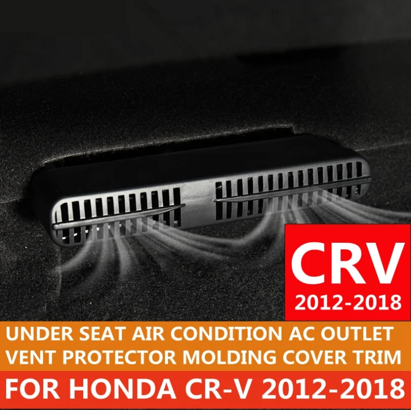 

Для Honda CRV CR-V 2012 - 2018 ABS пластиковое сиденье под воздушным кондиционированием выходное отверстие переменного тока протектор молдинг крышка к...