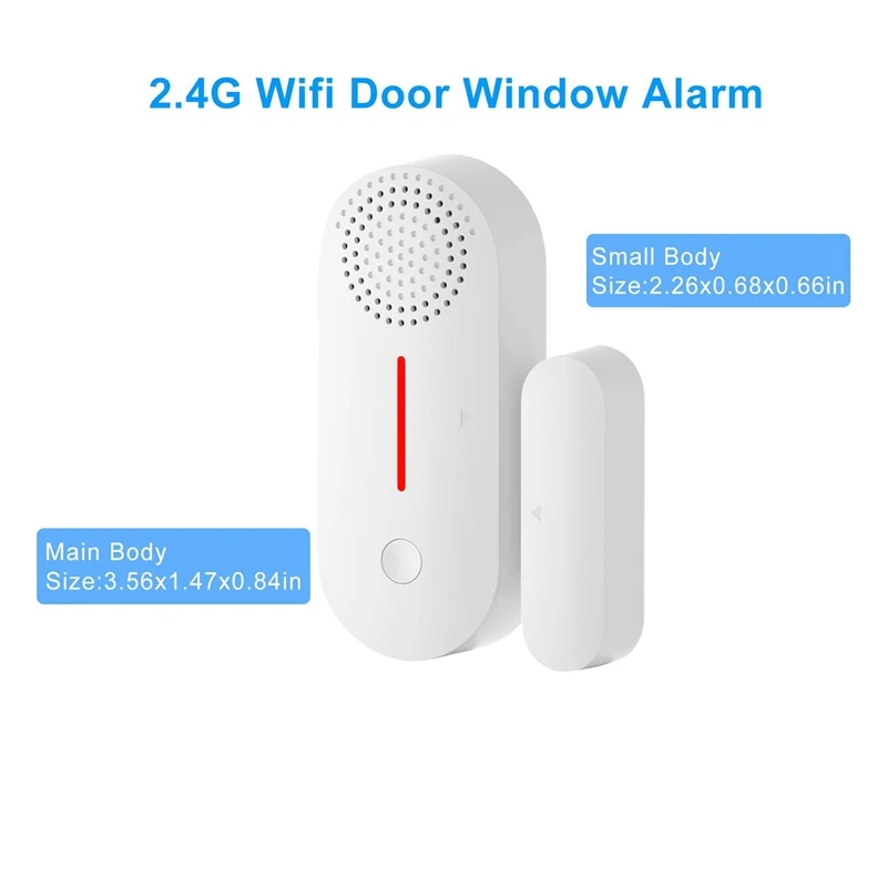 1 шт. беспроводная Магнитная сигнализация для дверей и окон
