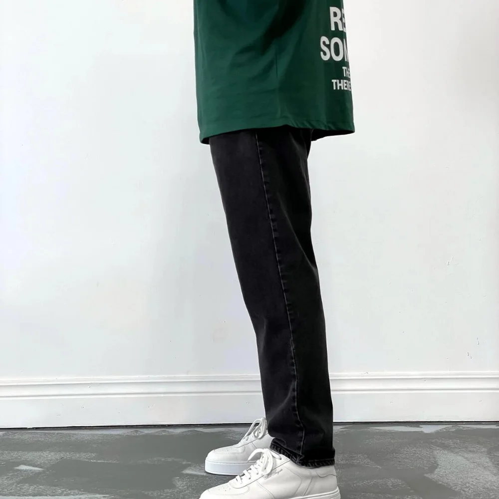 Men's Jeans Loose Wide Leg Pants Street Men's Jeans Four Seasons Business Casual Office Dress Pants Jogging Jeans New Denim