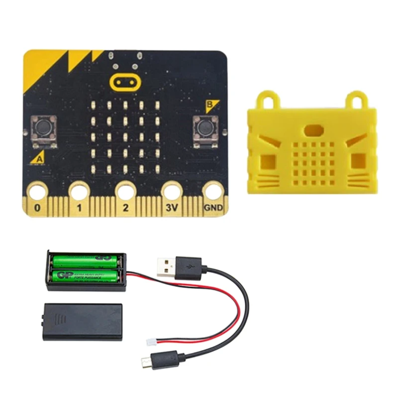 

Начальный комплект BBC Micro:Bit BBC DIY программируемая обучающая макетная плата с защитным чехлом