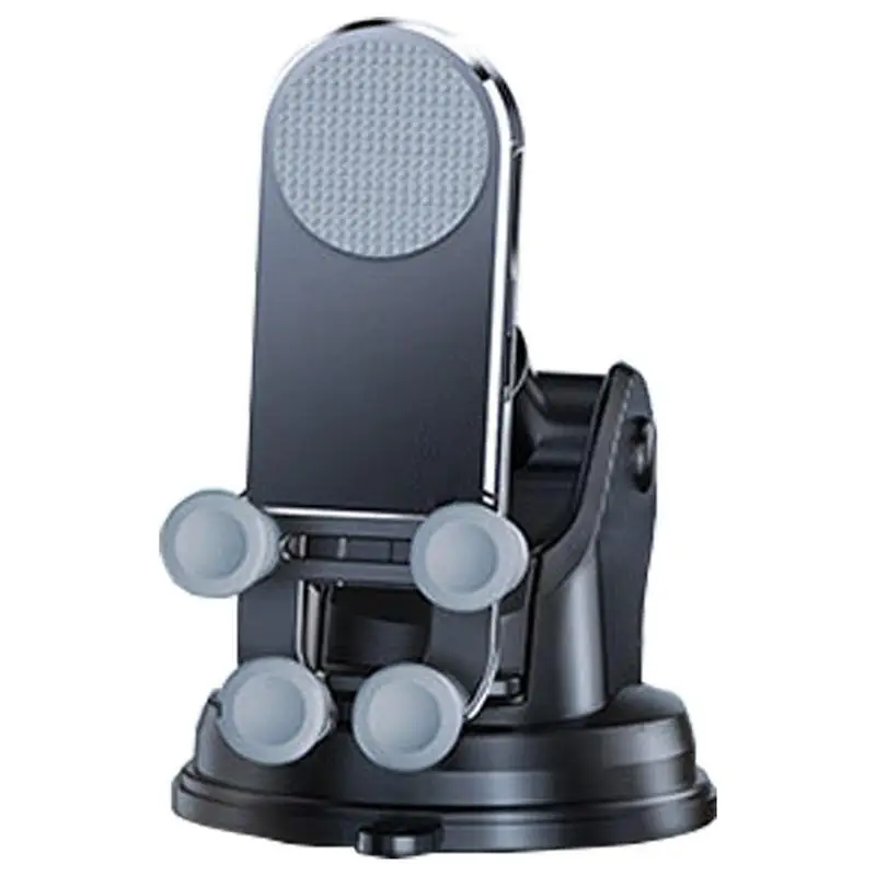 

Автомобильный держатель для телефона на присоске, крепление для телефона на вентиляционную решетку автомобиля с бесплатным выдвижным складным экраном, Гравитационный металлический держатель для телефона, совместимый