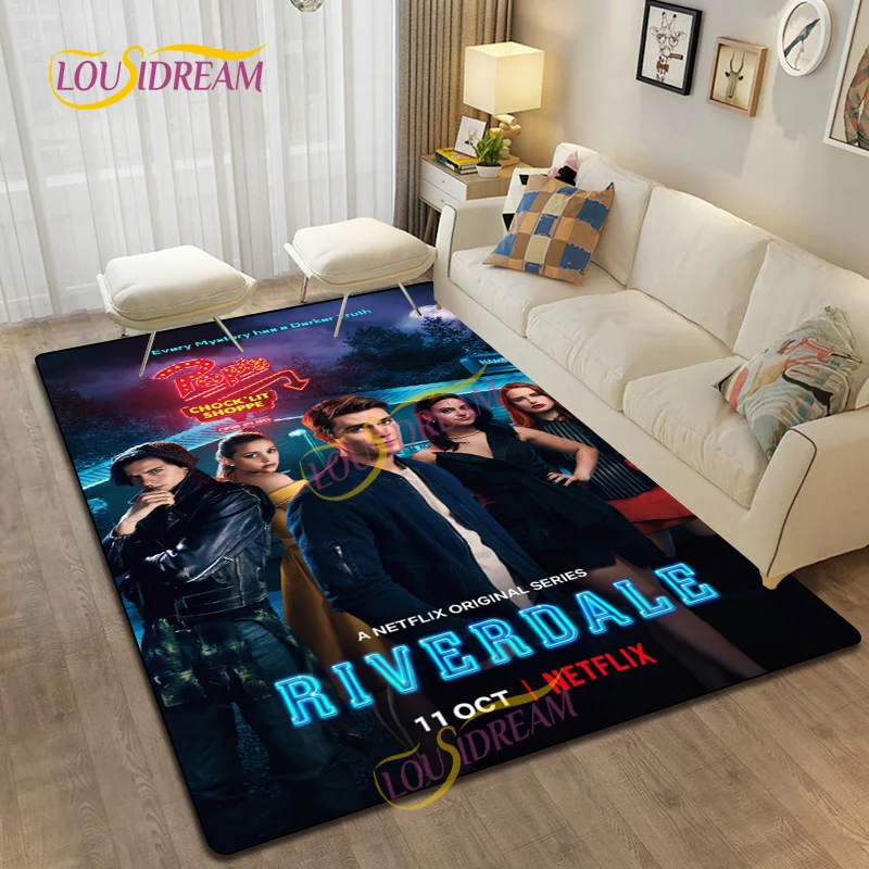 Мягкий фланелевый 3D ковер с ривердэйлом в стиле загадок мягкий для спальни