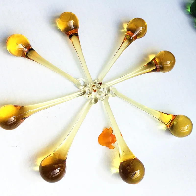 Золотая стеклянная люстра подвеска хрустальная капля дождя изготовление двери