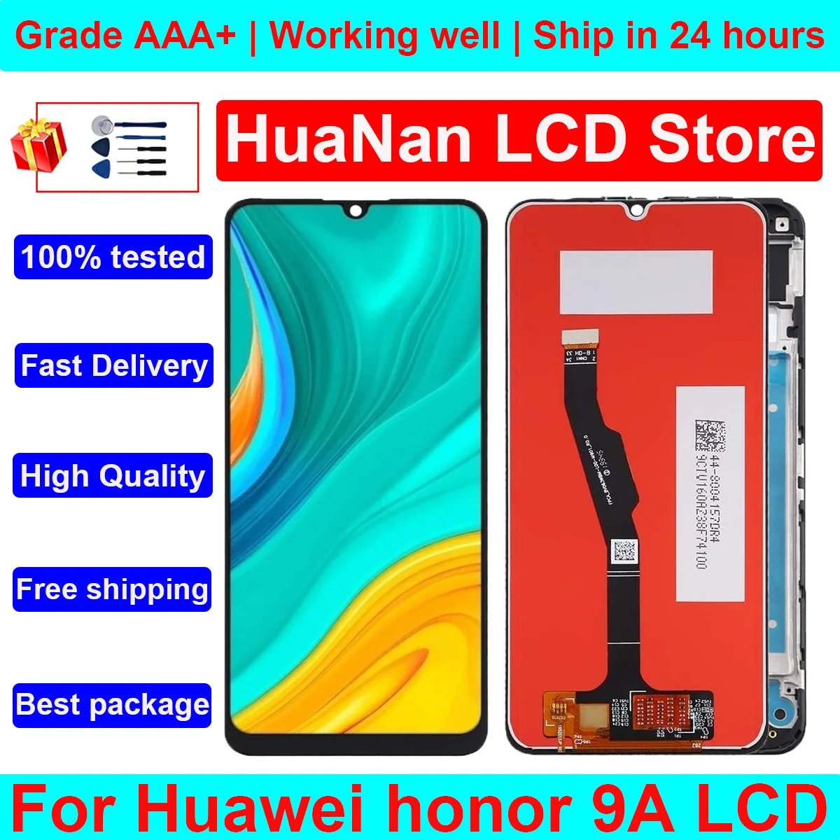 

Original Display For Huawei Honor 9A MOA-LX9N MOA-LX9/Y6P 2020 MED-L29 MED-LX9 Enjoy 10E LCD and Touch Screen Digitizer Assembly