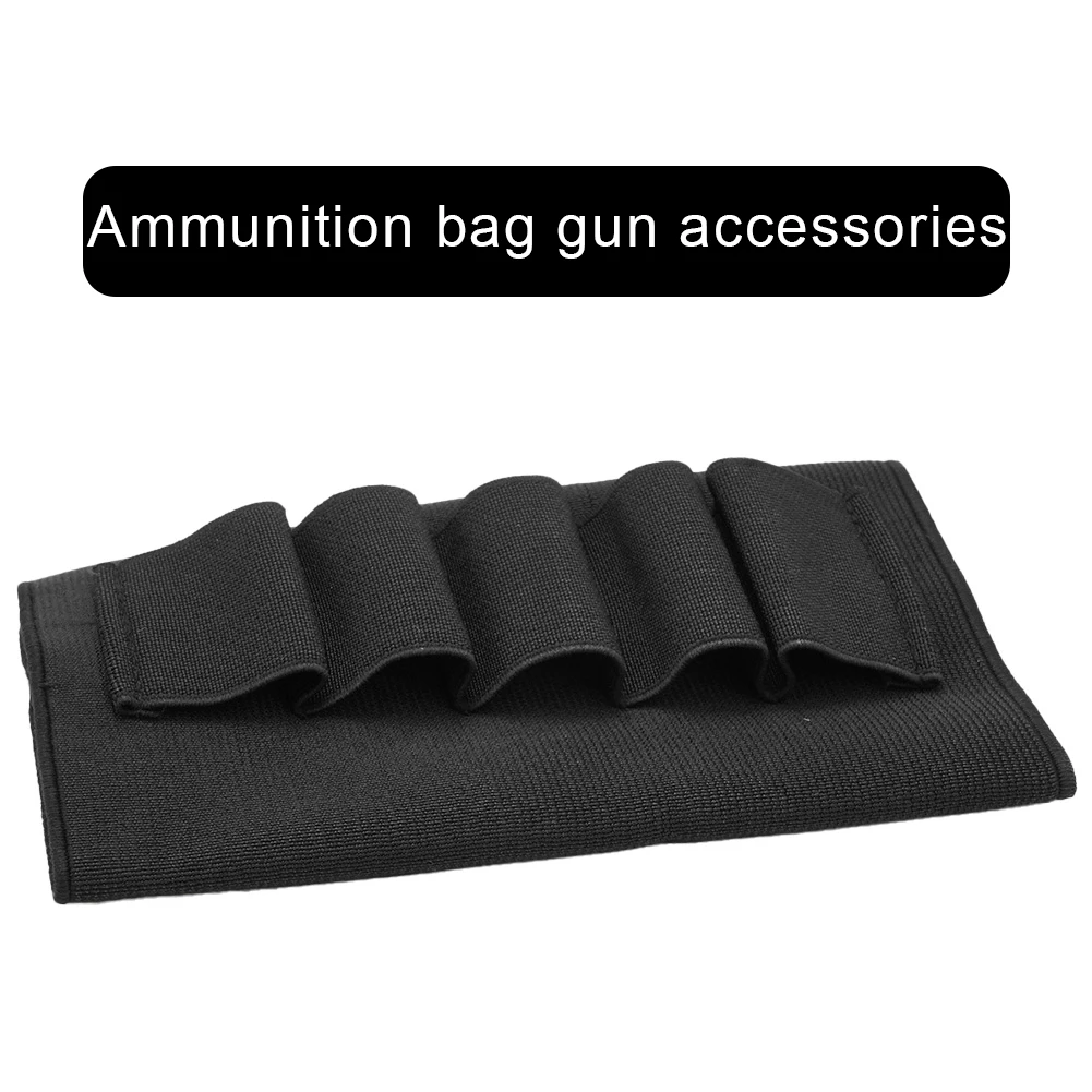 

Shotgun Rifle 5 Shells Tacti Buttstock 11111111111111111111111Shell Ammo Cartridge Holder Elastic Loops11111111111111