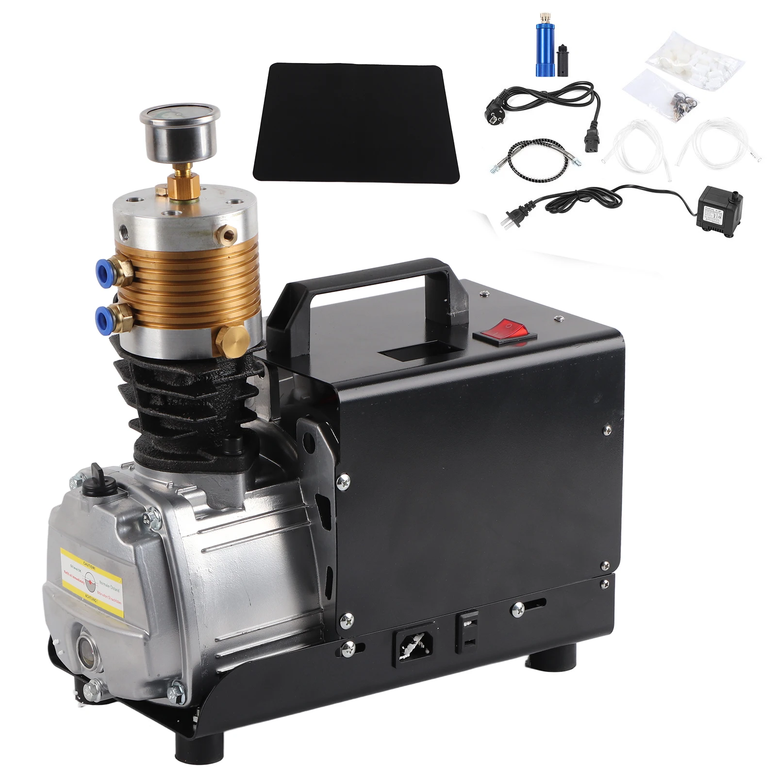 

Air Compressor Pump Electric Adjustable High Pressure 30Mpa/4500Psi Inflator 220V