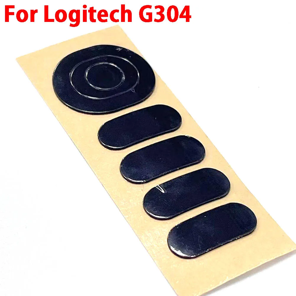 1Set Vendita Calda Piedini Per Mouse Pattini Per Logitech G304 Mouse Wireless Bianco Nero Sostituzione Adesivo Antiscivolo