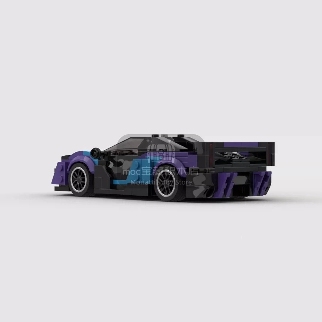Модель гоночного автомобиля MOC Sabre строительные блоки быстрый чемпиона водитель
