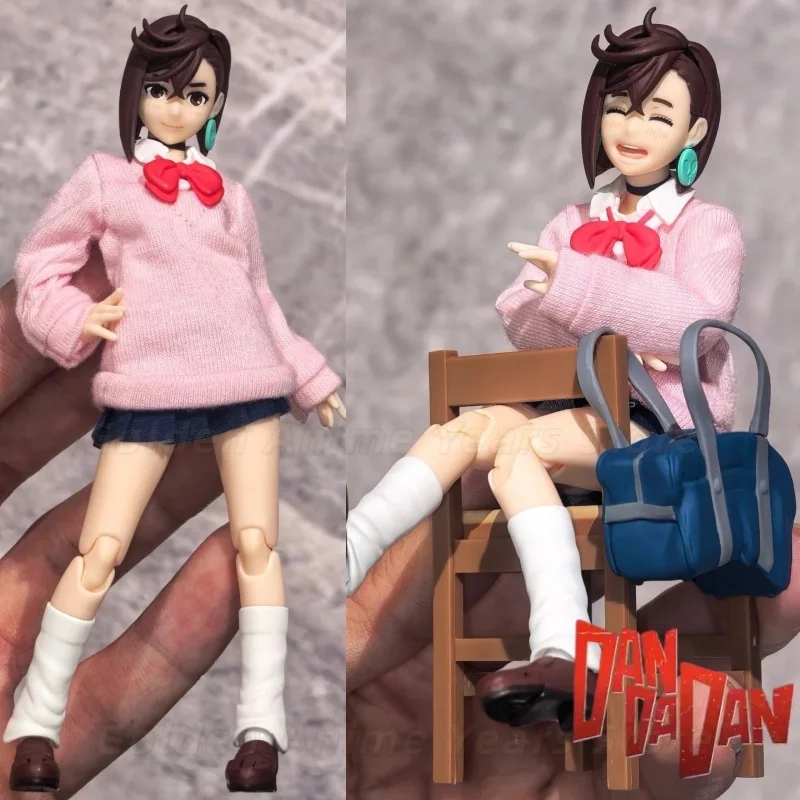 Коллекционная аниме-фигурка GSC Dan Da Dan Max Factory Figma Аясе Момо, 14 см, 112, подвижная кукла, украшение, подарок (art.: 3920dcad16abe) - 3920dcad16abe