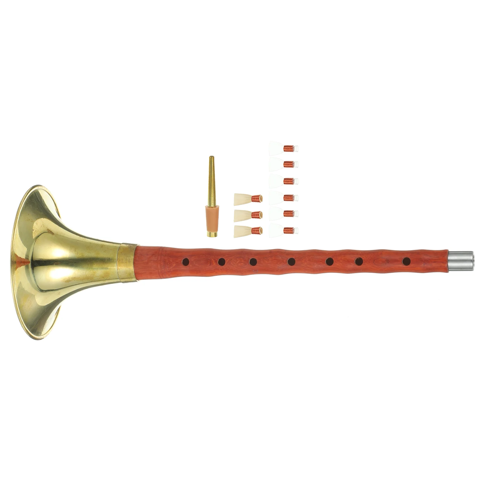 Музыкальный инструмент D Регулировка Suona Horn Instruments Традиционный ключ Красная