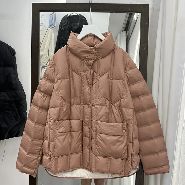 New Women Down Jacket Casual Style Autumn Winter Coats And Parkas Female Outwear