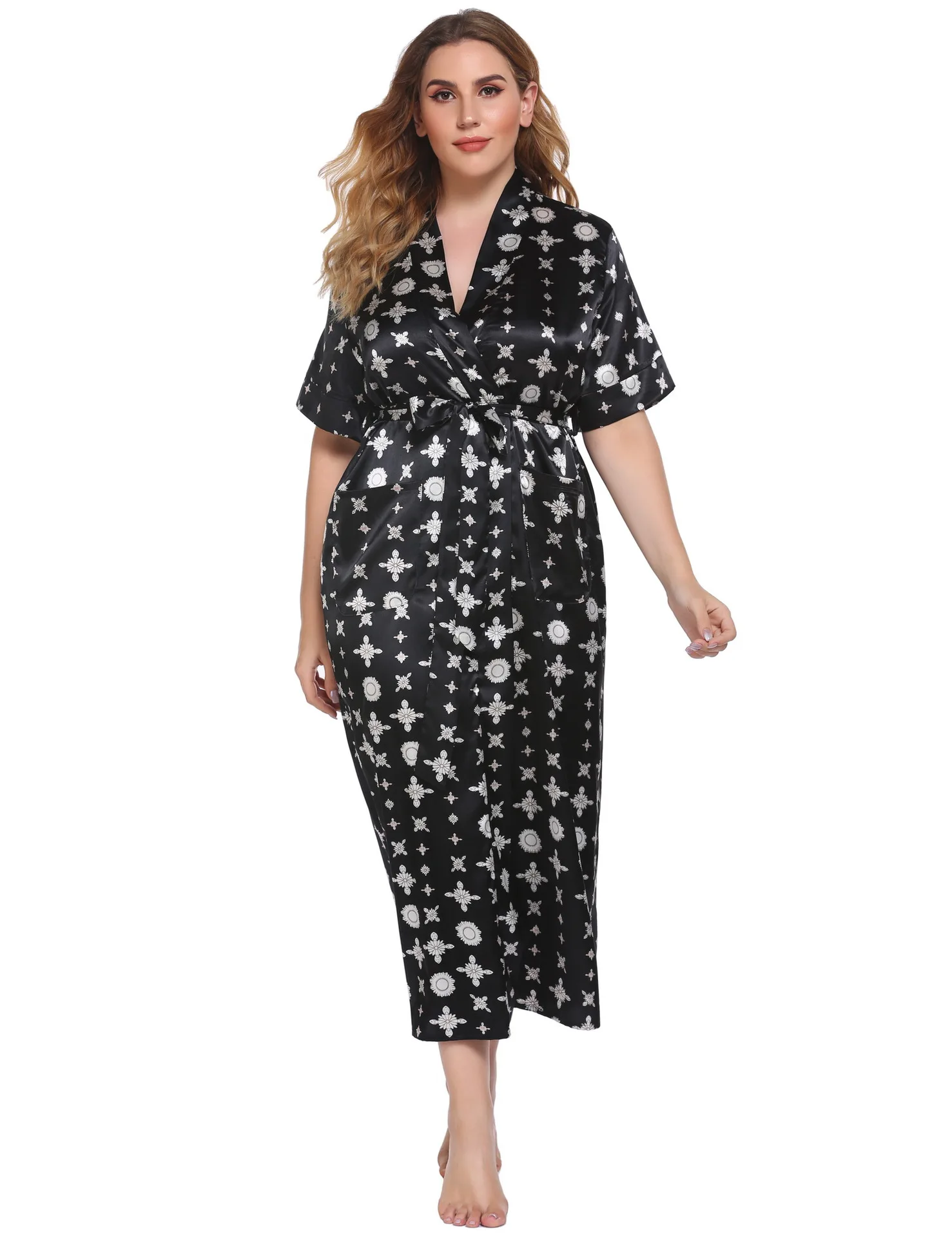 Robe Night Dress Women Pijamas Mariage Sleepwear Bathrobes Kimono Bride Bridesmaid Gift Light Covering Robes Silk Satin Vestidos