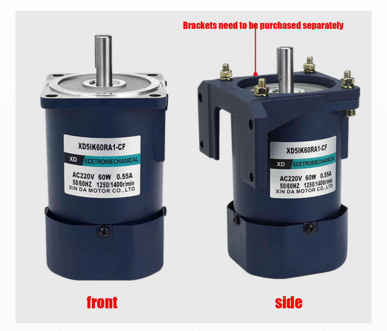 60 Вт 220 В переменного тока с оптической осью и регулятором скорости