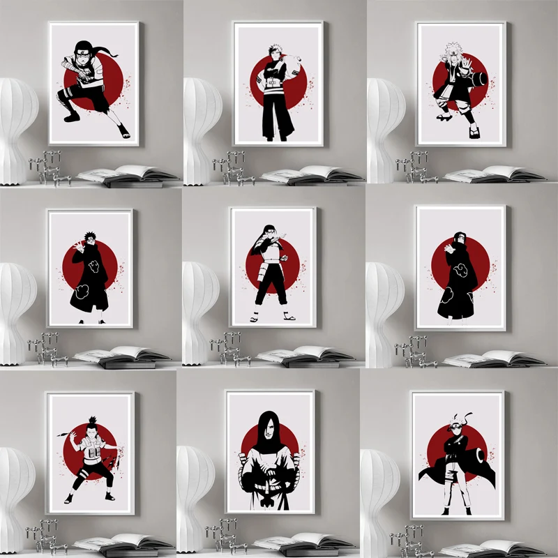 

Japan Hot Anime Naruto Nordic Style Poster Hd Canvas Painting prints Cuadros Wall Art Modular Picture For Living Room Home Decor