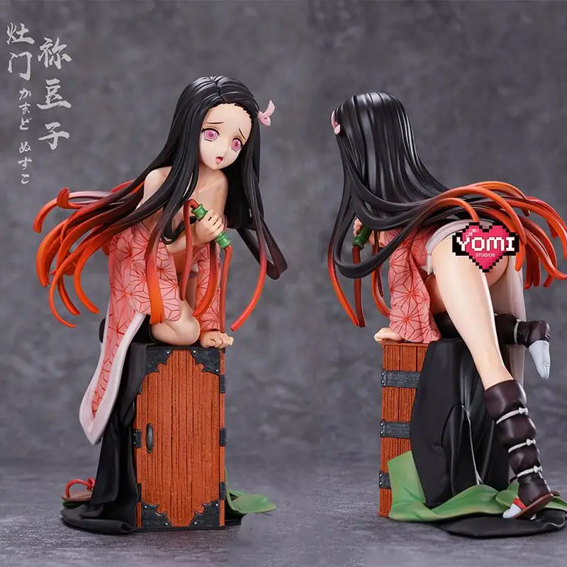 

20cm Japanese Anime Demon Slayer Kamado Nezuko Sexy PVC Statue Demon Killer Kimetsu No YAIBA Boy Toys Collectibles Holiday Gifts