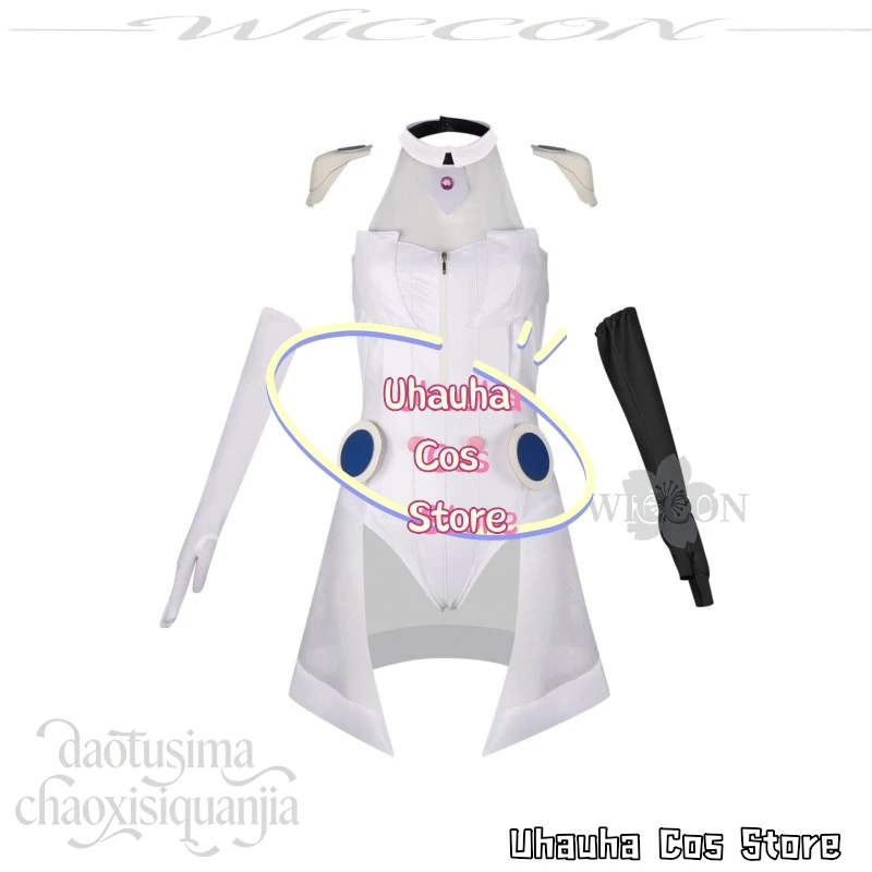 CR8.3* Костюм для косплея Минецу Ритсу из аниме-игры BanG Dream, сценический костюм айдола, белый комбинезон, боди, парики, Хэллоуин (art.: 3920dcd2d73c3) - 3920dcd2d73c3