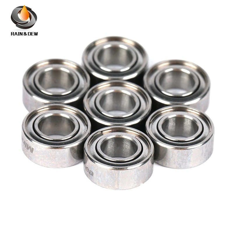 

2Pcs SMR104ZZ CB 4x10x4 mm ABEC7 MR104 Stainless steel hybrid ceramic ball bearing RC Car Bearing
