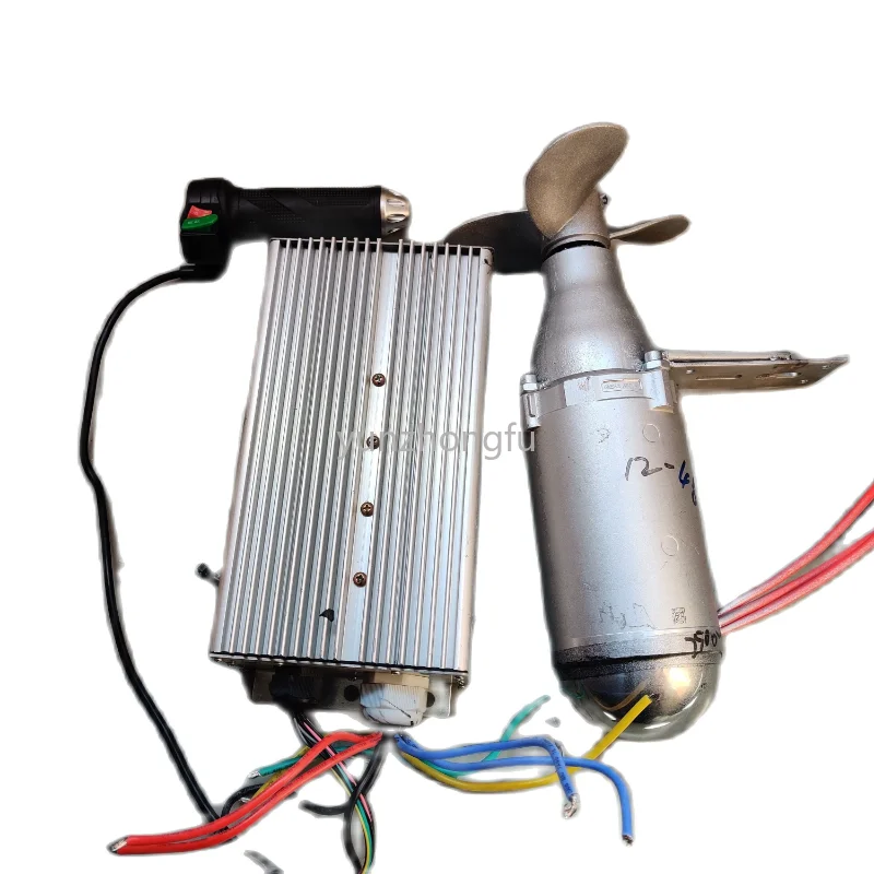 

12V 24V 48V 2500W Brushless Underwater Propeller + Controller Propeller Electric Motor Fish Boat Brushless Sea Scooter Motor