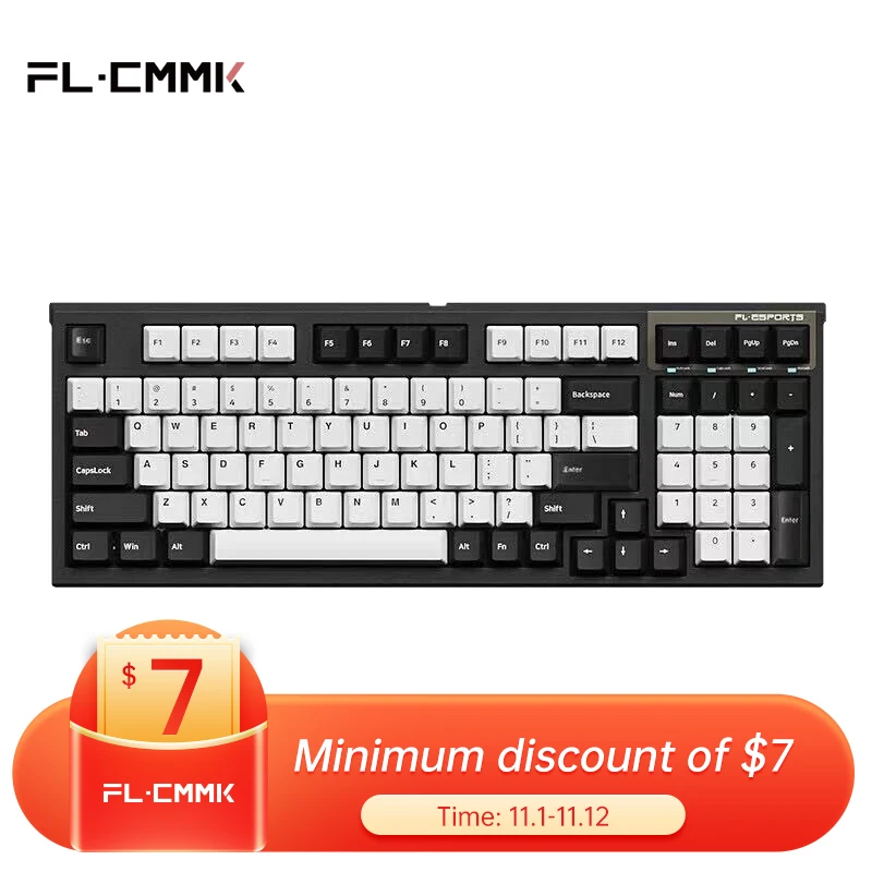 

Клавиатура FL.ESPORTS FL980 Механическая проводная, 98 клавиш