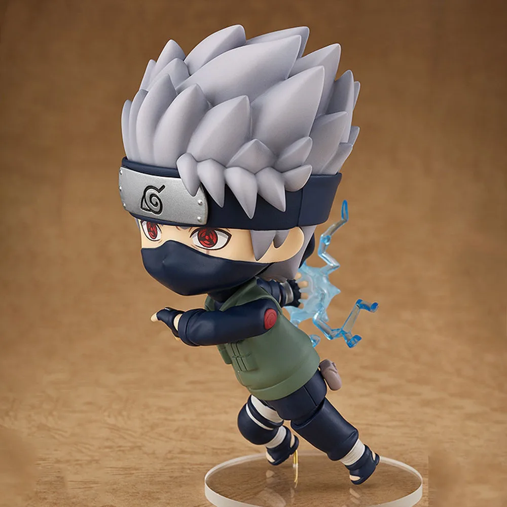 Nendoroid Bandai Наруто Какаси 724 Q версия ПВХ экшн-фигурка модели игрушки искусственная