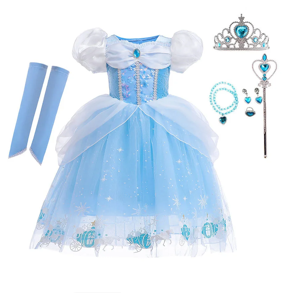 

Платье для девочки, платье Золушки, платья принцессы для девочки, костюм для косплея на Хэллоуин, детский карвинальный причудливый костюм с блестками, платья 3-10 лет