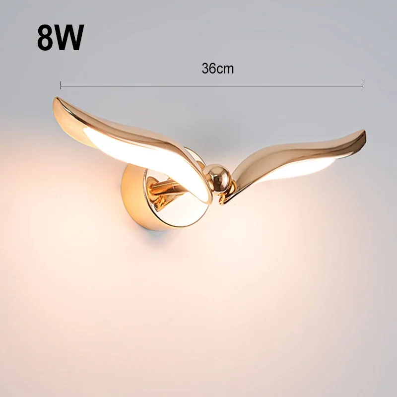 

Золотой настенный светильник YongYing Lumin в форме чайки